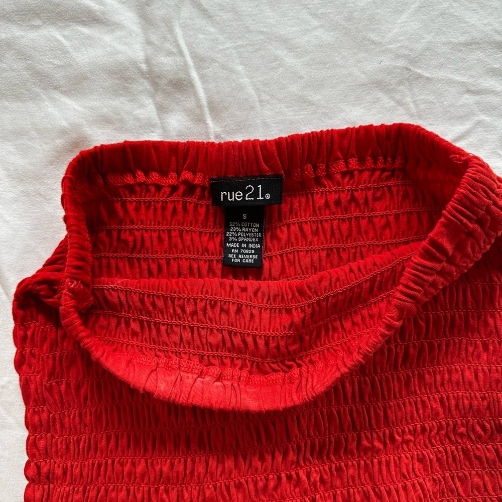 Coral Tube Top